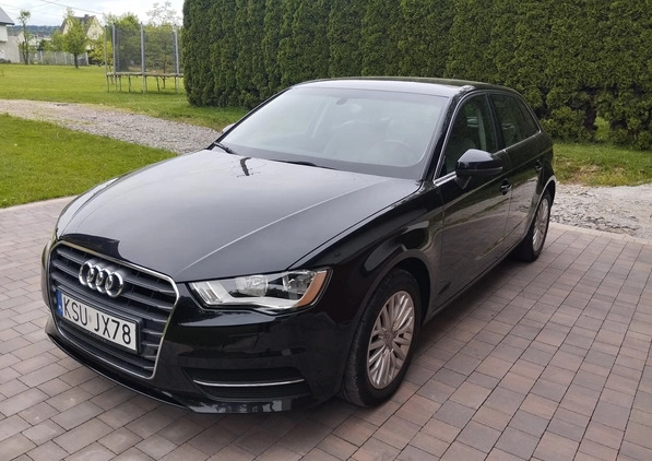 Audi A3 cena 47600 przebieg: 184000, rok produkcji 2014 z Giżycko małe 326